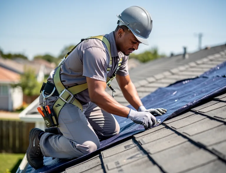 Roof Tarping service in Saint-Michel